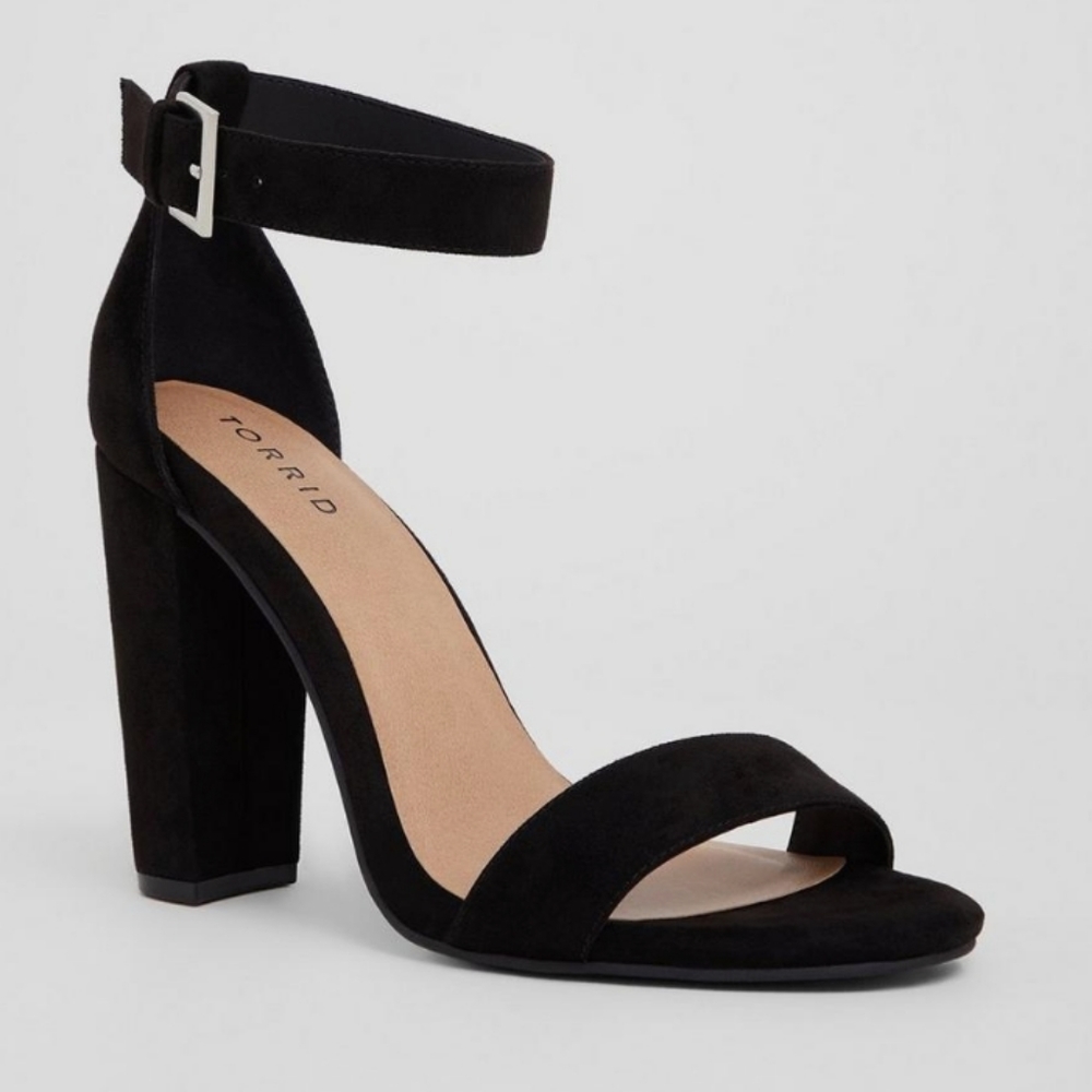 TORRID TWO STRAP TAPERED HEEL SANDAL SIZE 8.5 WIDE - Picture 12 of 12